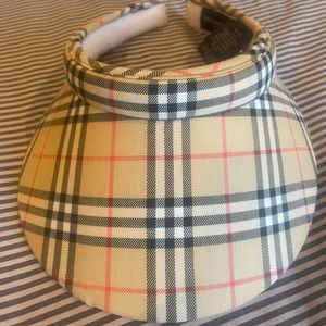 Authentic Burberry Golf Nova Check Visor